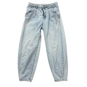 ZARA Balloon Jeans light wash size 4
